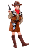 Carnival Party 5-delig kostuum "Cowgirl" bruin
