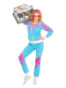 Carnival Party 2-delig kostuum "80's Trainingspak" blauw