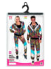 Carnival Party 2-delige outfit "80's Trainingspak" meerkleurig