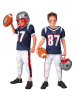 Carnival Party 2-delige kostuum "Americam Football Player" donkerblauw/wit