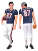 Carnival Party 2-częściowy kostium "Americam Football Player" w kolorze granatowo-białym