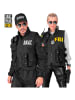 Carnival Party Kamizelka kostiumowa "SWAT | FBI | POLICE" w kolorze czarnym