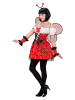 Carnival Party 4-częściowy kostium "Ladybird" w kolorze czerwono-białym
