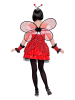 Carnival Party 4-częściowy kostium "Ladybird" w kolorze czerwono-białym