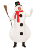 Widmann 2-delige kostuum "Snowman" wit/rood