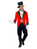 Carnival Party 6tlg. Kostüm "Zirkusdirektor" in Rot/ Schwarz