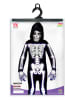 Carnival Party Kostium "Skeleton" w kolorze czarno-białym