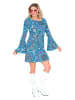 Carnival Party Kostuumjurk "60's" blauw