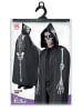 Widmann Kostuum "SKELET JAS MET CAPUCHON" zwart