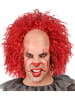 Widmann Vintage Killerclown Glatze mit rotem Haar in Rot