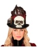 Widmann Hut "VOODOO ZYLINDER MIT TOTENKOPF & KNOCHEN" in Schwarz