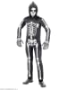 Widmann Kombinezon kostiumowy "Skeleton" w kolorze czarnym