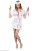 Widmann 2-delig kostuum "ZOMBIE NURSE" wit