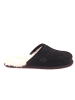 UGG Leder-Hausschuhe "Scuff" in Schwarz