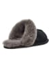 UGG Leder-Hausschuhe "Scuffette II" in Schwarz