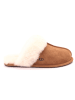 UGG Leder-Hausschuhe "Scuffette II" in Hellbraun