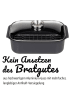 GSW 2-delige set: braadslede met deksel "Gourmet" zwart - (L)40 x (B)26 cm