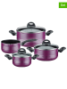 GSW 7tlg. Kochgeschirr-Set ''Milano'' in Lila