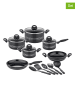 GSW 15-delige kookgereiset ''Milano'' zwart