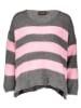 miss goodlife Pullover "Stripes" in Grau/ Rosa