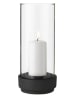 Stelton Świecznik w kolorze czarnym - wys. 24,5 x Ø 11,5 cm