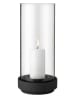 Stelton Windlicht zwart - (H)24,5 x Ø 11,5 cm