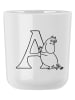 RIG-TIG Beker "Moomin ABC - A" wit - 200 ml
