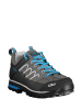 CMP Leder-Trekkingschuhe "Moon" in Grau/ Schwarz/ Blau