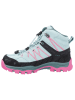 CMP Leder-Trekkingboots "Rigel Mid" in Hellblau/ Pink