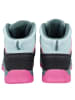 CMP Leder-Trekkingboots "Rigel Mid" in Hellblau/ Pink