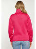 Schmuddelwedda Gebreide fleece vest roze