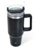IRIS Barcelona Kubek termiczny w kolorze czarnym - 1,2 l
