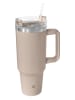 IRIS Barcelona Edelstahl-Thermobecher in Beige - 1,2 l