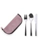 IRIS Barcelona Bestecktasche in Rosa - (B)26 x (H)10,5 x (T)1 cm