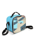 IRIS Barcelona Isoleerlunchtas "City" beige/blauw - (B)22 x (H)18 x (D)13 cm