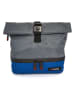 IRIS Barcelona Isolier-Lunchtasche in Grau/ Blau - (B)23 x (H)31x (T)16 cm