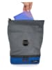 IRIS Barcelona Isolier-Lunchtasche in Grau/ Blau - (B)23 x (H)31x (T)16 cm