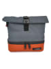 IRIS Barcelona Isolier-Lunchtasche in Grau/ Orange - (B)23 x (H)31x (T)16 cm