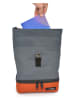 IRIS Barcelona Isolier-Lunchtasche in Grau/ Orange - (B)23 x (H)31x (T)16 cm