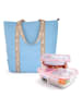 IRIS Barcelona Isolier-Lunchtasche "On the go" in Hellblau - (B)44 x (H)37 x (T)16 cm
