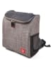 IRIS Barcelona Isolierrucksack "Cooler" in Grau - (B)30 x (H)33 x (T)20 cm