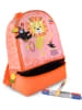 IRIS Barcelona Isolier-Snackrucksack "Rico" in Orange - (B)21 x (H)28 x (T)12 cm