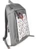 IRIS Barcelona Kühlrucksack in Hellgrau/ Weiß - (B)29 x (H)40 x (T)11 cm