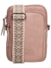 Beagles Handytasche "Malaga" in Rosa - (B)12,5 x (H)19,5 x (T)2,5 cm