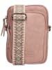 Beagles Handytasche "Malaga" in Rosa - (B)12,5 x (H)19,5 x (T)2,5 cm