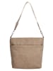 Beagles Schultertasche "Malaga" in Beige - (B)32 x (H)26 x (T)12 cm