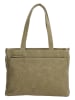 Beagles Shopper "Malaga" in Oliv - (B)31 x (H)24,5 x (T)10 cm