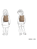 Beagles Rucksack "Navarra" in Taupe - (B)24,5 x (H)31 x (T)9 cm