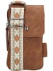 Beagles Handytasche "Malaga" in Hellbraun - (B)11 x (H)20 x (T)2 cm