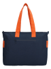 Beagles Schultertasche "Nova" in Dunkelblau/ Orange - (B)40 x (H)31 x (T)11 cm
